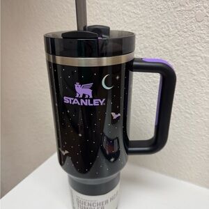 Stanley Black and Lavender Celestial Travel Mug glow in the dark 40 oz